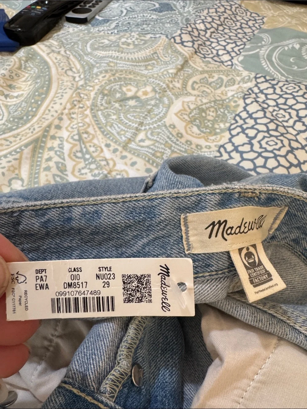 Madewell Light Blue Wide-Leg High-Rise Jeans, 
The Darted Barrel-Leg Jean, NEW - Picture 16 of 16